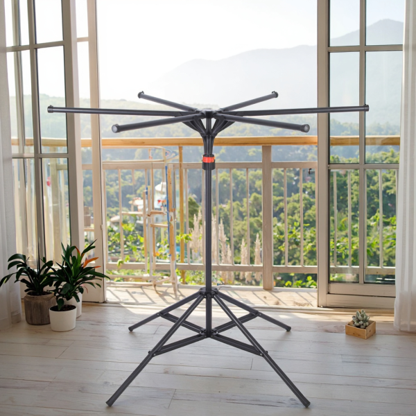 Foldable Clothes Drying Rack Household Floor Standing Drying Rack Balcony Outdoor Drying Rack Bedroom Easy Installation