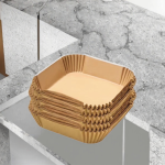 Disposable Non-Stick Microwave-Safe Air Fryer Liners Bleach-Free Paper Baking and Pastry Tools
