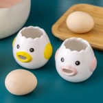 Creative Ceramic Egg White Yolk Separator Cute Filter Kitchen Egg Separation Tool