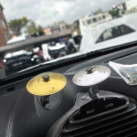 Hot-Selling Vent Car Crash Cymbal Novel Interior Car Owner Party Offer with Hanging Decoration Car Owner