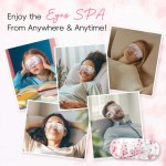 Warm Cotton Knit Sleep Mask with Elastic Band for Dark Circle Relief and Relaxation - Health Care Sleep Mask