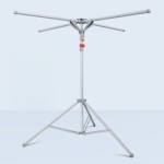 Foldable Clothes Drying Rack Household Floor Standing Drying Rack Balcony Outdoor Drying Rack Bedroom Easy Installation