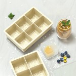Easy-Release Silicone Cube Tray Ice Cream Tool with Convenient Release Mold for Ice Cube Tray Box
