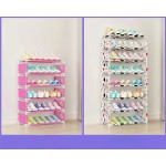 Multi-Layer Modular Storage Shoe Rack Simple Shoe Cabinet Small Shoe Rack Dust-Proof Multifunctional Rack Living Room Square