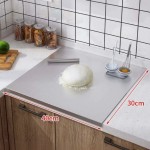 Stainless Steel Chopping Board Kitchen Rolling Board Fruit Cutting Board Baking Kneading Board Large-Size Worktop