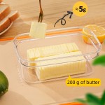 Sealed Butter Cutter Box with Lid Cheese Preservation Storage Container for Food Storage and Preservation