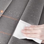 Bathroom Shower Curtain Set Waterproof Mold-Resistant Foldable Shower Curtain Shower Partition Dry-Wet Separation