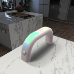 ABS Glow-in-the-Dark Water Cup with Colorful Handles Creative Fun Multi-Color Handles