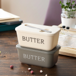 Knife-Enclosed Butter Box Large Capacity Food-Grade PP Cheese Box Refrigerator Butter Storage Container Oil Butter Box