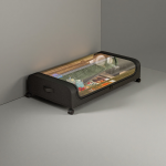 Dust-Proof Under-Bed Storage Rack with Simple Clothing Storage Bag and Wheels New Simple Storage Box