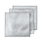 Multipurpose Double-Sided Silver Fiber Dishwashing Cloth Reusable Kitchen Cleaning Cloth and Non-Oily Pot Wiping Cloth