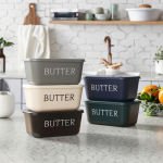 Knife-Enclosed Butter Box Large Capacity Food-Grade PP Cheese Box Refrigerator Butter Storage Container Oil Butter Box