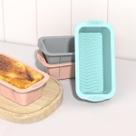 High-Quality Bread and Cake Silicone Molds Heat-Resistant Baking Tools Rectangular Baking Pan Toast Molds