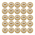 Handmade Bamboo Wood Magnet Bottle Opener Cross-Border DIY Wedding Party Gift Ready Stock Manufacturer Made