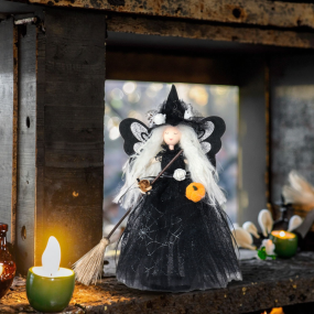 Sexy Charming Butterfly Witch Staff Doll Home Table Decoration Knick-Knack Impressive Home Decor