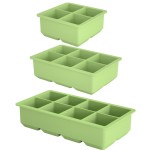 Easy-Release Silicone Cube Tray Ice Cream Tool with Convenient Release Mold for Ice Cube Tray Box