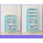 Multi-Layer Modular Storage Shoe Rack Simple Shoe Cabinet Small Shoe Rack Dust-Proof Multifunctional Rack Living Room Square