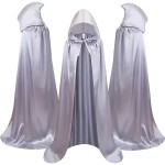 Wholesale Black Satin Halloween Cloak 4 Sizes Party Decoration and Toy Display Promotion Selection