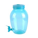 Hot-Selling Transparent Plastic Summer Beverage Dispenser with Faucet Press-Type Camping Water Flow