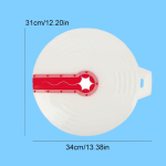 Egg Whisk Silicone Splatter Guard Splash Cover Mixing Bowl Cover Kitchen Cooking Supplies