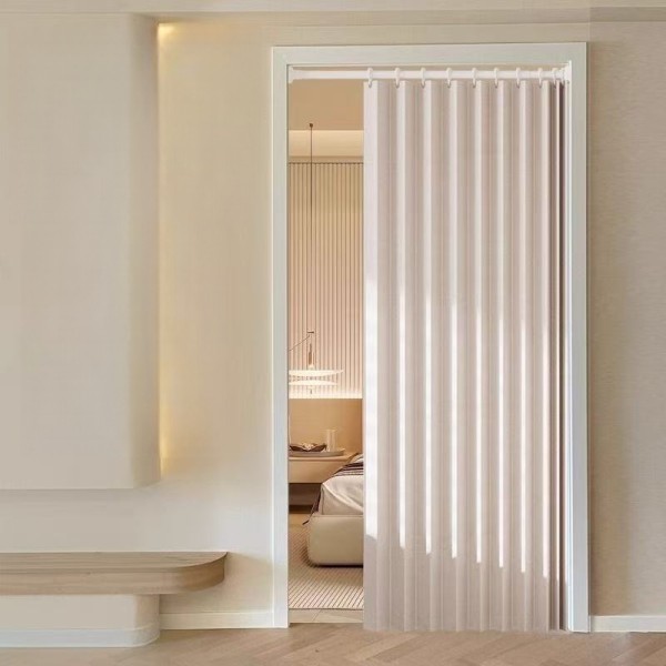 Bathroom Shower Curtain Set Waterproof Mold-Resistant Foldable Shower Curtain Shower Partition Dry-Wet Separation