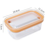 Sealed Butter Cutter Box with Lid Cheese Preservation Storage Container for Food Storage and Preservation