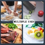 Stainless Steel Chopping Board Kitchen Rolling Board Fruit Cutting Board Baking Kneading Board Large-Size Worktop