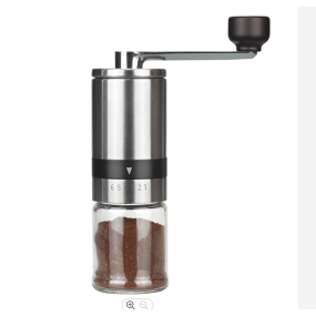 Hot Sale Crank 6 Precise Coarseness Setting Stainless Steel Portable Espresso Hand Manual Coffee Grinder Factory Outlet