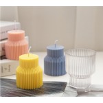 Diy香薰塑料和硅胶蜡烛模具石膏手工3d定制形状硅胶蜡烛模具