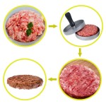 批发价格食品级铝汉堡按不粘涂层汉堡肉饼制造商家庭厨房使用
