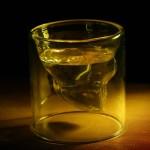 耐热硼硅骨架形双壁葡萄酒威士忌小玻璃杯