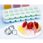 设计师DIY小冰淇淋宝宝硅胶冰托盘橡胶冰托盘与容器盖和垃圾箱