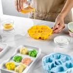 硅胶宝宝辅助模具熊冰淇淋果冻可蒸热年糕果冻烘烤模具工具