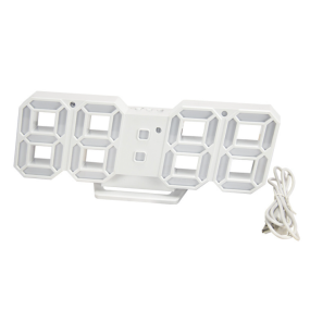 3D LED表挂钟数字计时器,仓库,办公室,客厅,夜灯,手表,闹钟,12/24小时,亮度可调