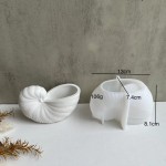 新型海螺壳储罐硅胶模具蜡烛杯石膏模具多肉花盆模具