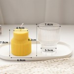 Diy香薰塑料和硅胶蜡烛模具石膏手工3d定制形状硅胶蜡烛模具