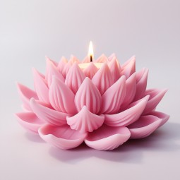 来源工厂莲花香薰蜡烛硅胶模具手工模拟花汽车扩散石模具