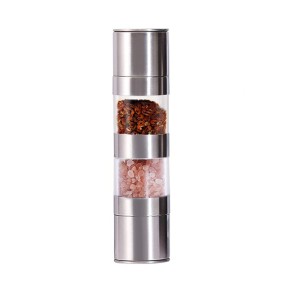 Multifunctional 2 in 1 Salt Pepper Grinder Mill with Adjustable Coarseness