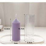 Diy香薰塑料和硅胶蜡烛模具石膏手工3d定制形状硅胶蜡烛模具