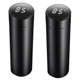 Eco Thermal Stainless Steel Sport Unique School Water Filter Bottle LED Display Tumbler Thermo Flash Vacuum Flask Supplier