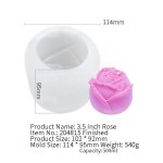 新产品3D玫瑰花硅胶方糖模具DIY工艺树脂模具蛋糕蜡烛肥皂制作慕斯冰蛋糕巧克力模具