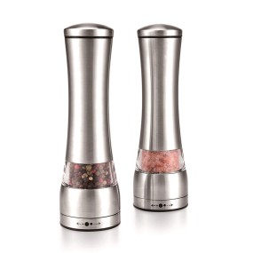 Best Selling Manual Pepper Grinders Stainless Steel Pepper Mill Grinder Salt and Pepper Grinder Set