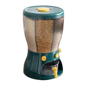 Hot Airtight Cereal Rice Dispenser Food Storage & Container Rotating Sealed Household Grain Storage Box Kitchen Storage