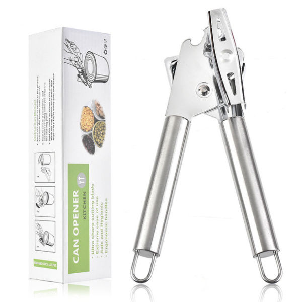 New Style Can Tools Smooth Edge Safety Beer Bottle Jar Opener Stainless Steel Manual Can Opener
