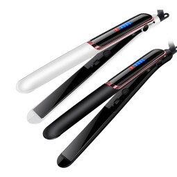 专业电夹板2合1直发器卷发器专业美发沙龙平铁防烫直发器