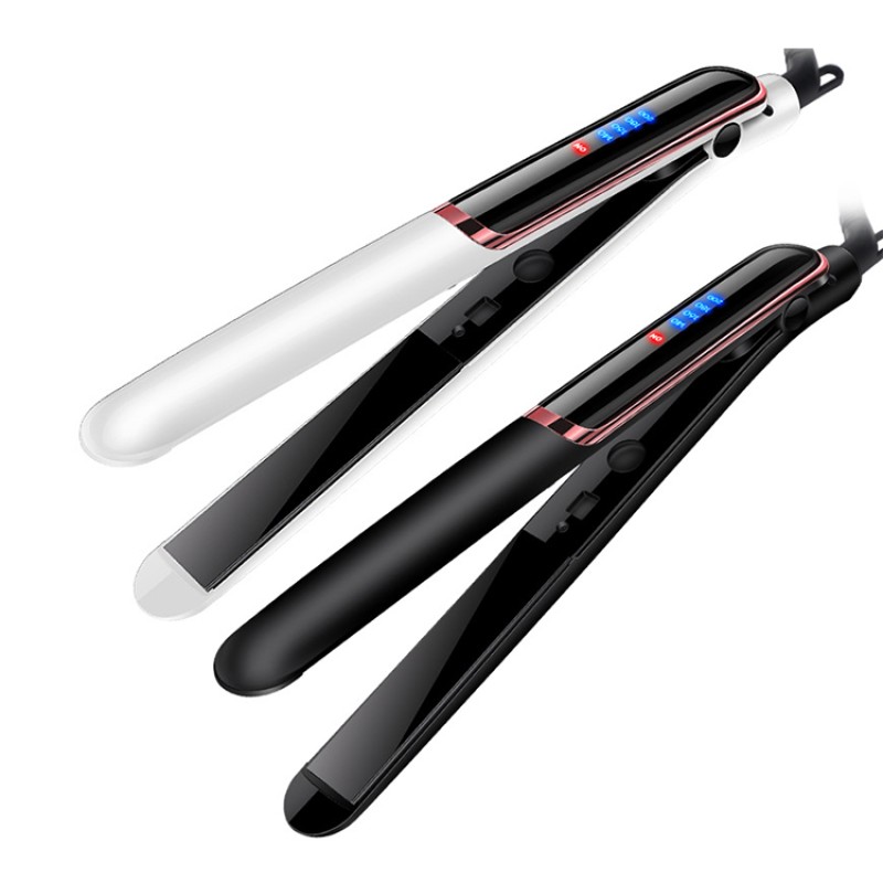 Professional Electric Splint Plat 2 in 1 Hair Straightener Curler Professional Hair Salon Flat Iron Anti Scald Hair Straightener