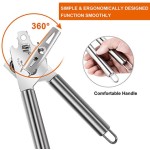 New Style Can Tools Smooth Edge Safety Beer Bottle Jar Opener Stainless Steel Manual Can Opener