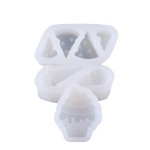 新产品微型糖果聚合物粘土树脂珠宝魅力3D冰淇淋硅胶模具蛋糕工具
