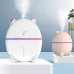 便携式台式净化器超声波冷雾7色LED迷你Usb汽车空气加湿器干燥皮肤家庭卧室