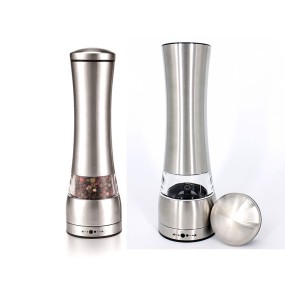 Professional Manufacturer Selling Adjustable Coarseness Premium Portable Stainless Steel Salt and Pepper Grinder Mill Set